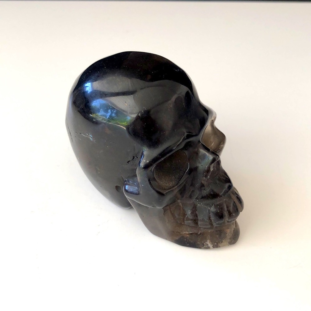 Vintage rock Crystal scull
